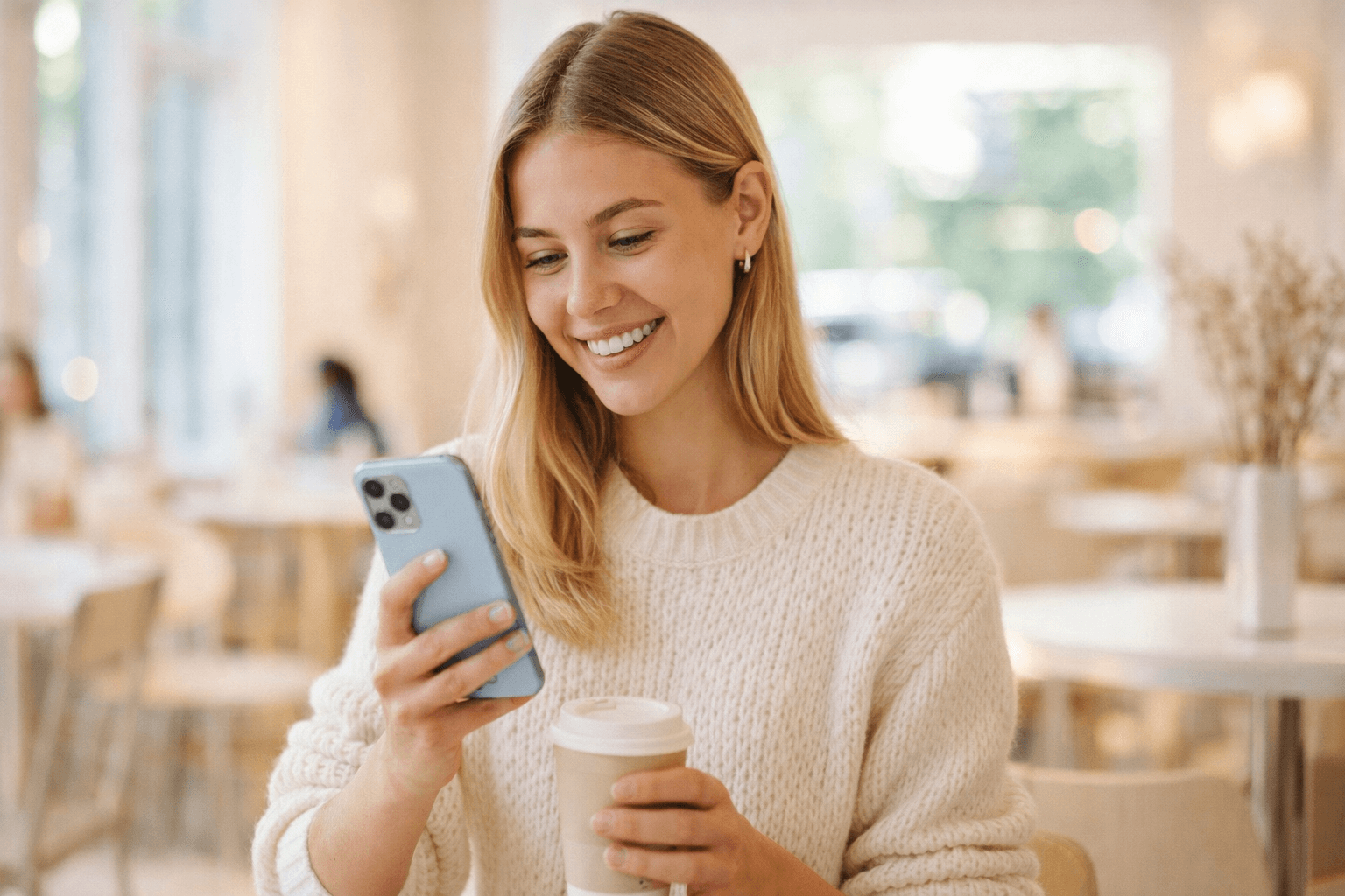 Influencer som skaper innhold for en merkevare